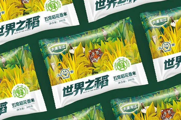 國內(nèi)經(jīng)典大米包裝設(shè)計x世界之稻